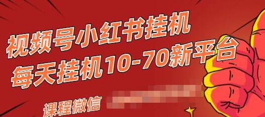 视频号小红书抖音挂机项目,小白无脑操作,按照要求来,单号每天几十米-冒泡网