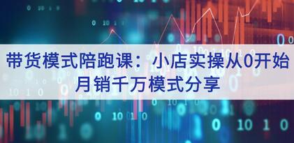 抖客联盟带货模式陪跑课:小店实操从0开始,月销千万模式分享-冒泡网