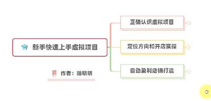 新手如何操作虚拟项目?从0打造月入上万店铺技术【视频课程】-冒泡网