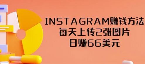 INSTAGRAM赚钱方法:每天上传2张图片,日赚66美元(视频教程)-冒泡网