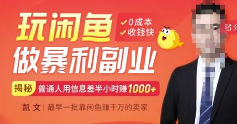 【闲鱼无货源赚钱】一部手机开启闲鱼副业,0成本用信息差日赚1000+-冒泡网