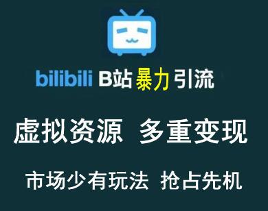 B站暴力引流 售卖虚拟资源 多重变现法,三剑客让被动收入变得更稳定-冒泡网
