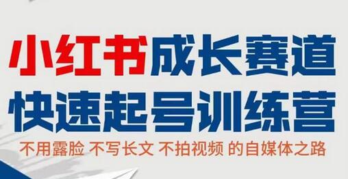 小红书0粉起号实操课程：无需露脸，不写长文，不拍视频月入过万-冒泡网