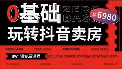 修龙老师·0基础玩转短视频卖房(十九期),短视频+直播双腿走路,实现抖音卖房弯道超车-冒泡网