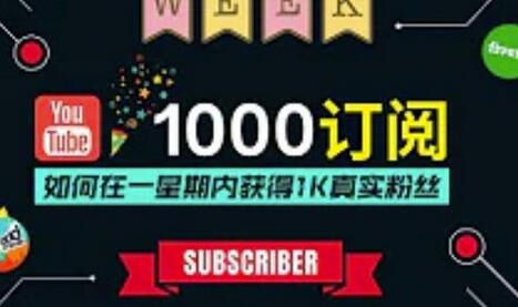 油管涨粉教程:一星期内获得1000真实粉丝,免费且快速的方法操作简单-冒泡网