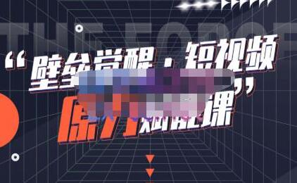 壁垒觉醒·短视频原力赋能课Pro【更新9月】，把短视频能力基因刻在你骨子里的课-冒泡网
