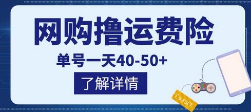 网购撸运费险项目,单号一天40-50+,实实在在能够赚到钱的项目【详细教程】-冒泡网