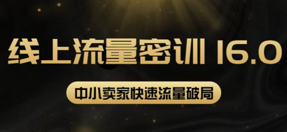 2022秋秋线上流量密训16.0:包含暴力引流10W+中小卖家流量破局技巧等等-冒泡网