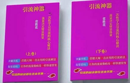 《引流神器》--上下册理论+实战一次性学会引流的核心秘诀，价值10万的流量思维-冒泡网
