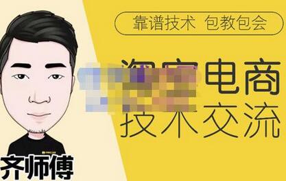 齐师傅电商·淘宝电商技术VIP【更新11月】,全网最先进的技术和玩法,价值1599元-冒泡网