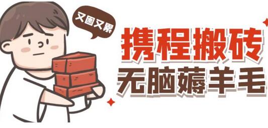 携程最新无脑薅羊毛低保玩法,后期稳定一天几十的收益,可多号放大收益-冒泡网