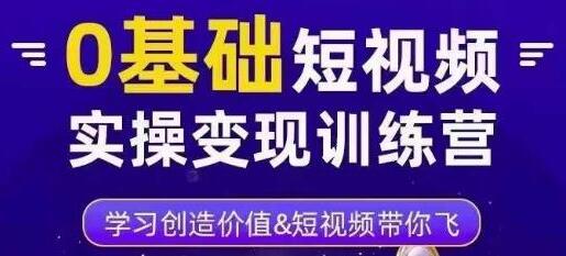 薛辉·0基础短视频实操变现训练营,3大体系成就百万大V-冒泡网
