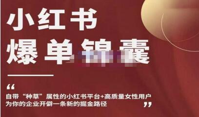 小红书爆单锦囊，自带种草属性+高质量女性用户，为你的企业开辟一条新的掘金路径-冒泡网