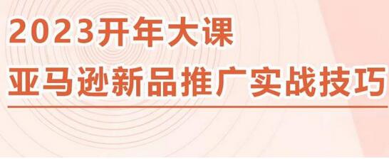 2023亚马逊新品推广实战技巧，线下百万美金课程的精简版，简单粗暴可复制，实操性强的推广手段-冒泡网
