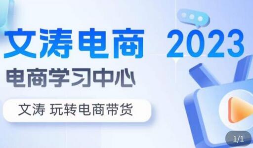 文涛电商·7天零基础自然流起号，​快速掌握店铺运营的核心玩法，突破自然展现量，玩转直播带货-冒泡网