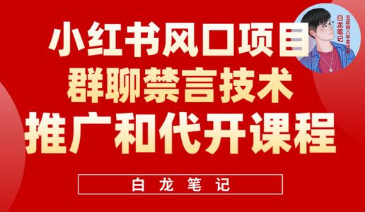 小红书风口项目日入300+,小红书群聊禁言技术代开项目,适合新手操作-冒泡网
