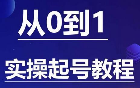 石野·小白起号实操教程,掌握各种起号的玩法技术,了解流量的核心-冒泡网