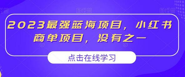 2023最强蓝海项目,小红书商单项目,没有之一-冒泡网