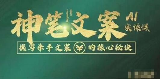 神笔文案AI实操课，撰写S手文案的核心秘密-冒泡网
