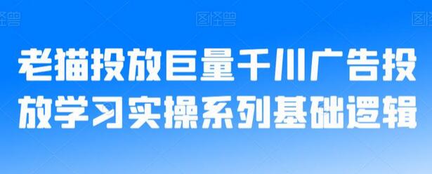 老猫投放巨量千川广告投放学习实操系列基础逻辑-冒泡网