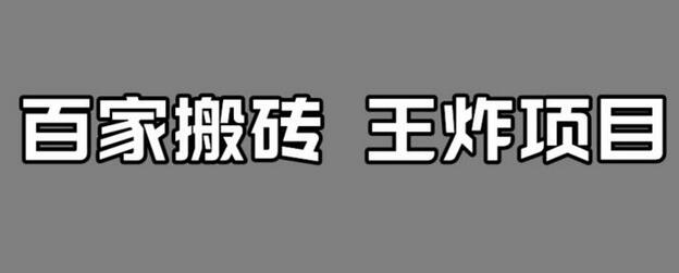 百家最新搬运玩法，单号月入5000+-冒泡网