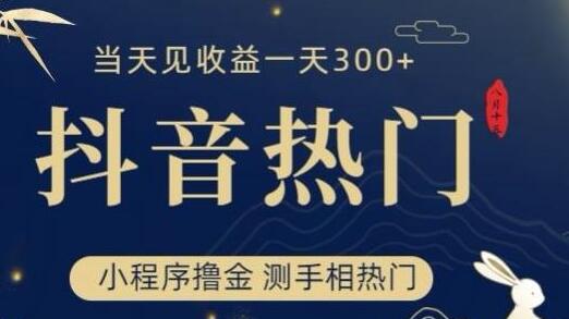 抖音最新小程序撸金,测手相上热门,当天见收益一小时变现300+-冒泡网