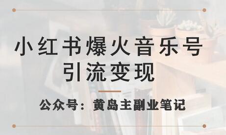 小红书爆火音乐号引流变现项目，视频版一条龙实操玩法分享给你-冒泡网