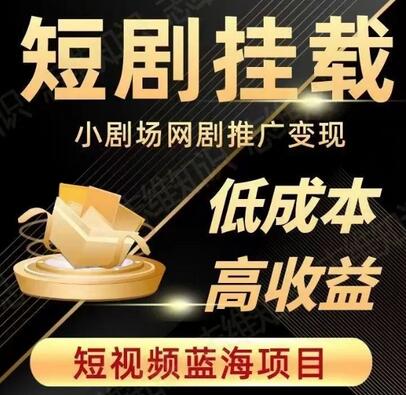 2023短视频蓝海项目,抖音快手短剧推广变现教程,低成本高收益-冒泡网