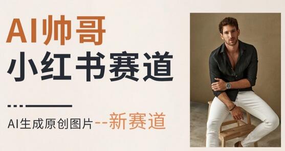 AI一键生成帅哥，新思路新赛道，涨粉迅速，轻松月入过万-冒泡网