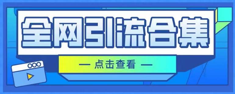 全网引流合集,引流变现思路,暴力引流玩法等-冒泡网