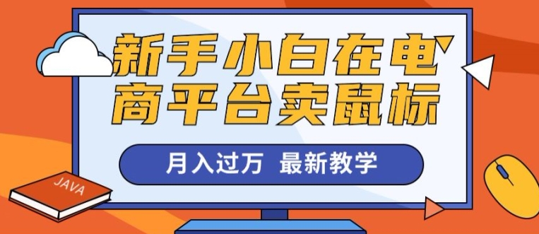 新手小白在电商平台卖鼠标月入过万，最新赚钱教学-冒泡网