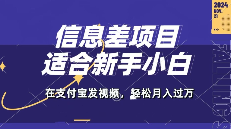 信息差项目,支付宝生活号,利用老外开盲盒视频,一周起号,新手小白也能月入过万-冒泡网