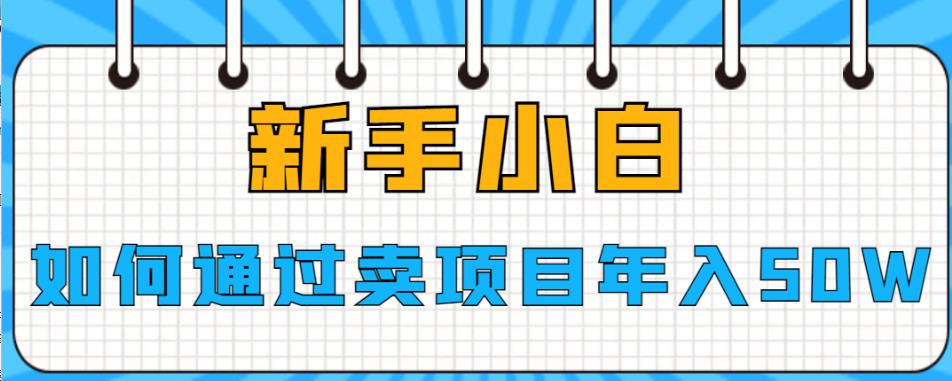 新手小白如何通过卖项目年入50W【揭秘】-冒泡网