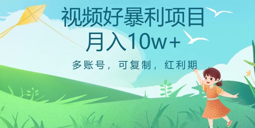 外边收费699项目,视频号暴利项目,多账号可复制,红利期-冒泡网