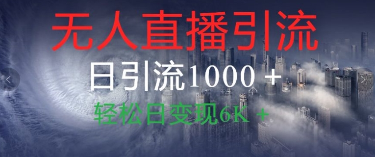 抖音快手视频号全平台无人直播引流1000+精准创业粉玩法拆解-冒泡网
