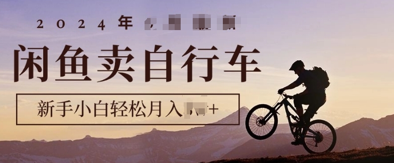 骑行圈的秘密之我在闲鱼卖自行车,项目门槛低,0成本就可以操作-冒泡网
