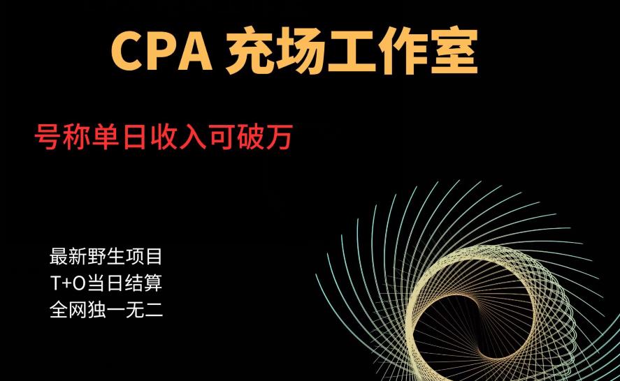 cpa充场工作室，号称单日收入10000+（揭秘）-冒泡网