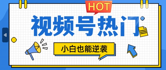 视频号分成计划热门赛道,把握流量,小白也能逆袭-冒泡网