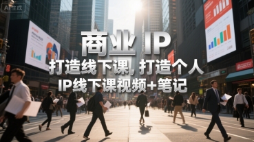 商业IP打造线下课,打造个人 IP线下课视频+笔记-冒泡网