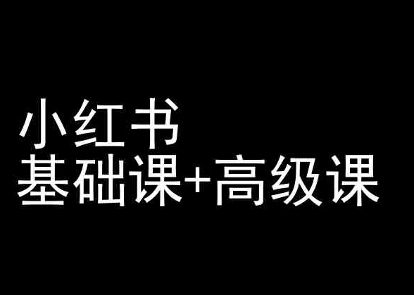 小红书基础课+高级课-小红书运营教程-冒泡网