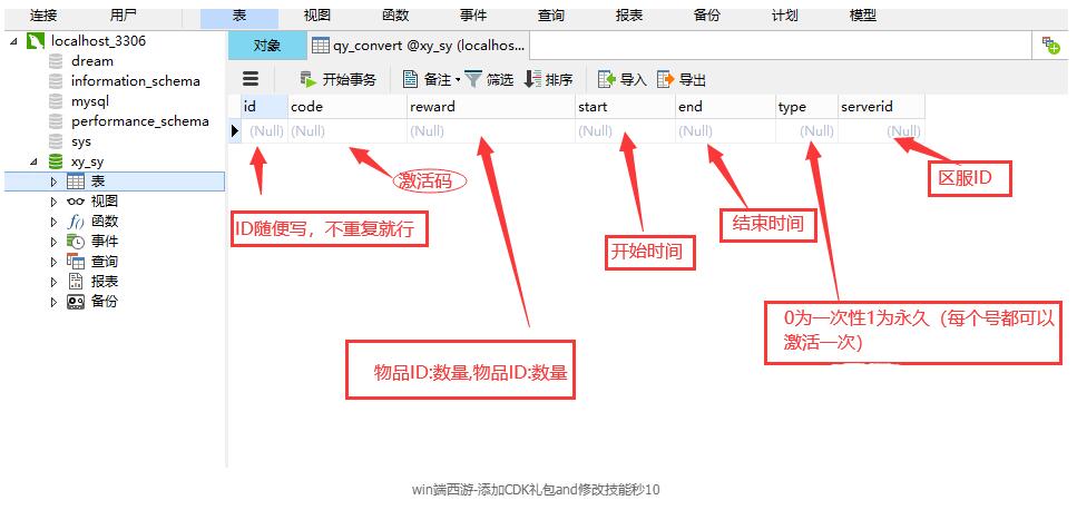 win端西游-添加CDK礼包and修改技能秒10-冒泡网