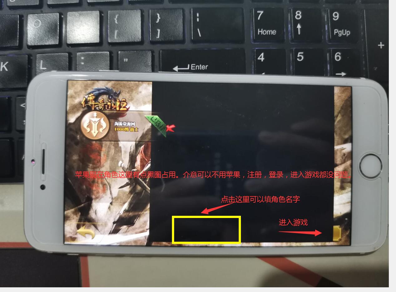 白日门-苹果客户端选择角色无图变黑问题-冒泡网