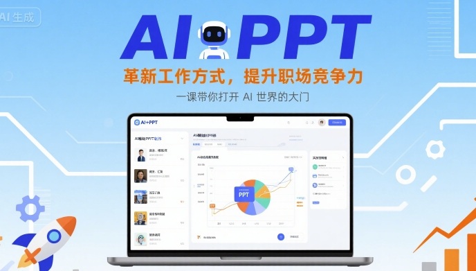 AI+PPT:革新工作方式,提升职场竞争力,一课带你打开 AI 世界的大门-冒泡网