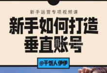 短视频课程：新手如何打造垂直账号，教你标准流程搭建基础账号（录播+直播)-蜗牛学社