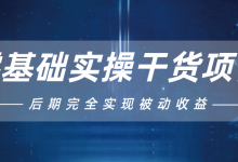 忠余网赚32计第二十四计零基础实操干货项目后期完全实现被动收益-冒泡网