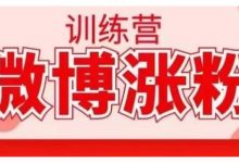 写书哥·微博涨粉训练营,手把手教你写出高转化点赞的涨粉文章【无水印】-冒泡网