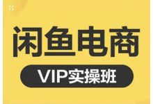 鱼客·闲鱼电商零基础入门到进阶VIP实战课程,帮助你掌握闲鱼电商所需的各项技能-冒泡网