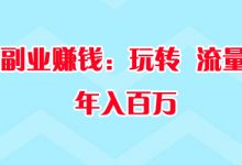 副业赚钱：玩转IP流量，年入百万-蜗牛学社