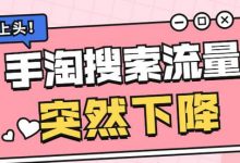 手淘推荐是什么流量（手淘搜索流量下降是什么原因）-蜗牛学社