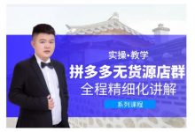 圣淘电商·拼多多无货源店群,零基础也能快速上手拼多多店群-冒泡网